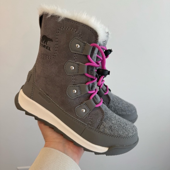 Sorel Other - NWT Sorel Youth Whitney II Joan Lace Up Waterproof Boots Size 1